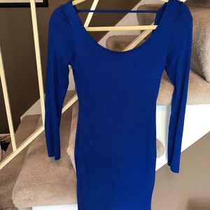 Royal blue dress